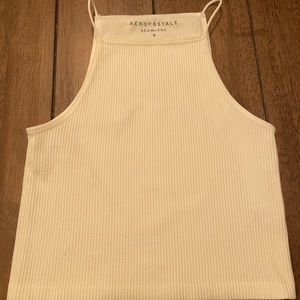 Aeropostale cream colored tank top